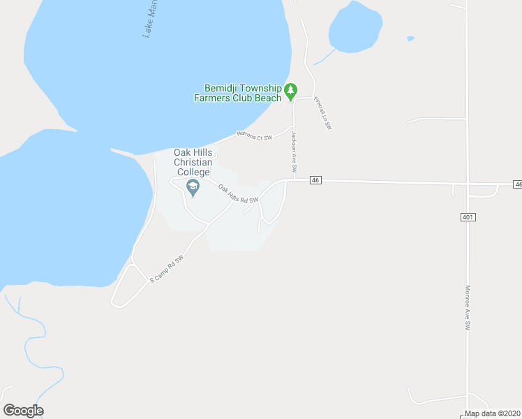 map of restaurants, bars, coffee shops, grocery stores, and more near 4098 Southgate Lane SouthWest, in Bemidji