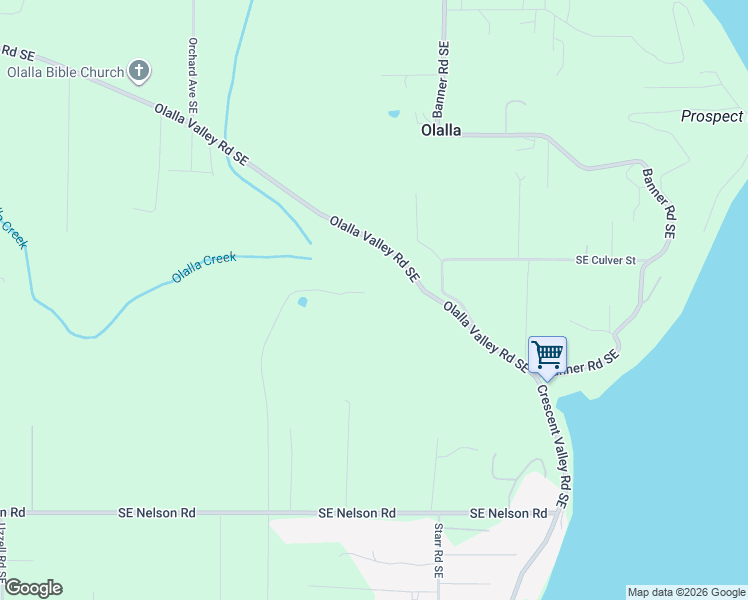 map of restaurants, bars, coffee shops, grocery stores, and more near 13000 Klahanie Lane Southeast in Olalla