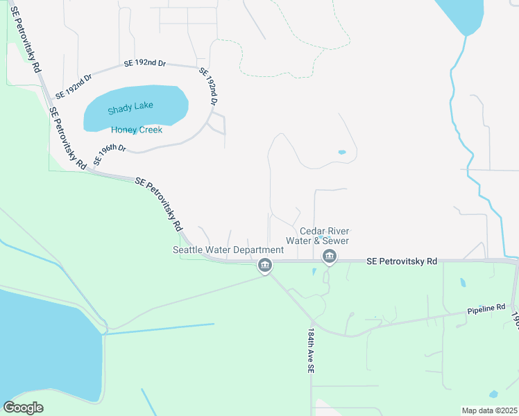 map of restaurants, bars, coffee shops, grocery stores, and more near 18132 Southeast Petrovitsky Road in Renton