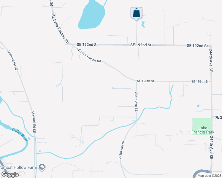 map of restaurants, bars, coffee shops, grocery stores, and more near 19701 236th Avenue Southeast in Maple Valley