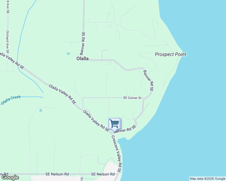 map of restaurants, bars, coffee shops, grocery stores, and more near 13364 Oas Lane Southeast in Olalla