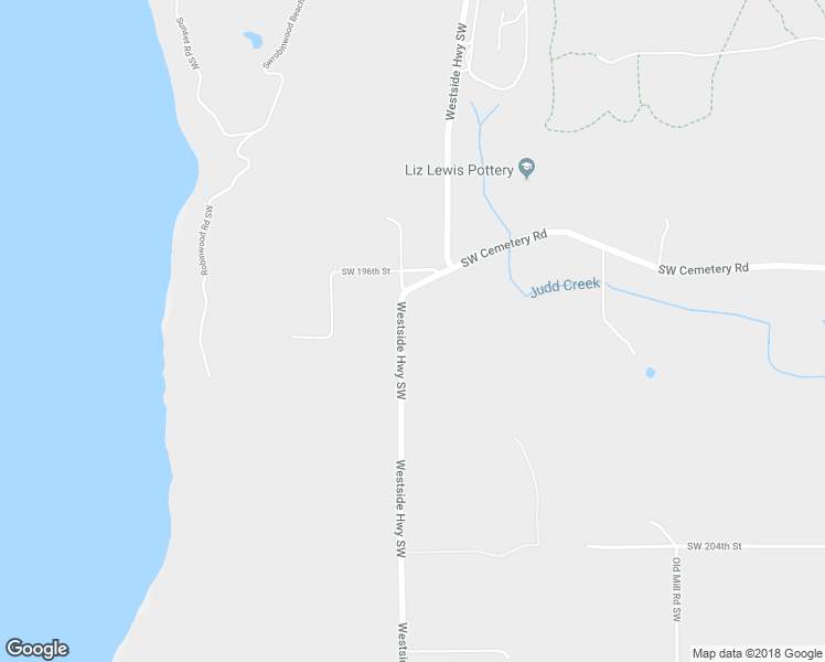 map of restaurants, bars, coffee shops, grocery stores, and more near 19732 Westside Highway Southwest in Vashon