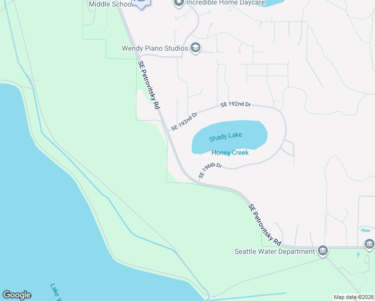 map of restaurants, bars, coffee shops, grocery stores, and more near 17242 Southeast Petrovitsky Road in Renton