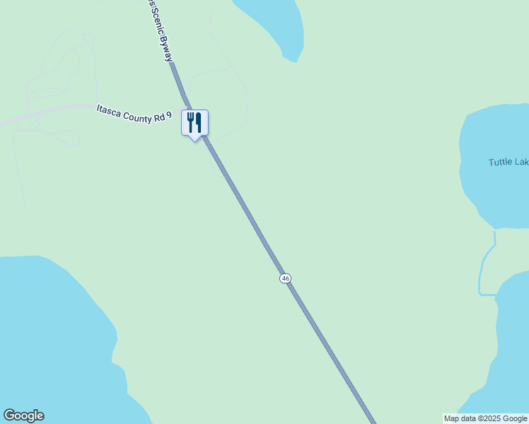 map of restaurants, bars, coffee shops, grocery stores, and more near 38342 Minnesota 46 in Deer River