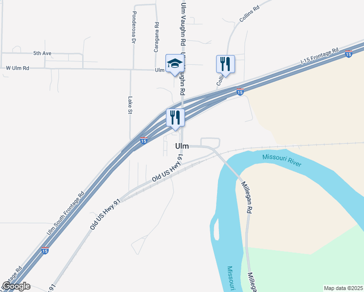 map of restaurants, bars, coffee shops, grocery stores, and more near in Ulm