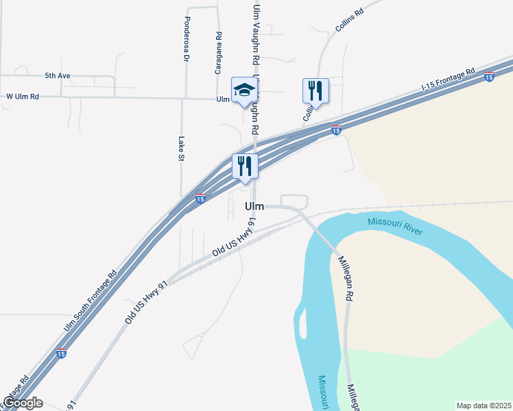 map of restaurants, bars, coffee shops, grocery stores, and more near in Ulm