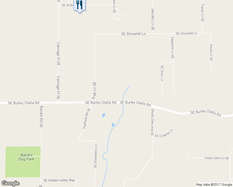 map of restaurants, bars, coffee shops, grocery stores, and more near 3853 Southeast Burley Olalla Road in Olalla