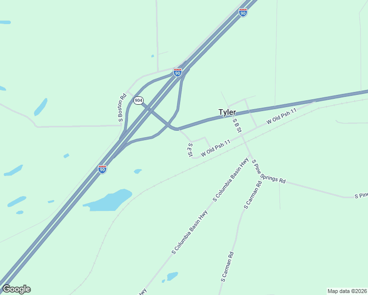 map of restaurants, bars, coffee shops, grocery stores, and more near 24210 South E Street in Cheney