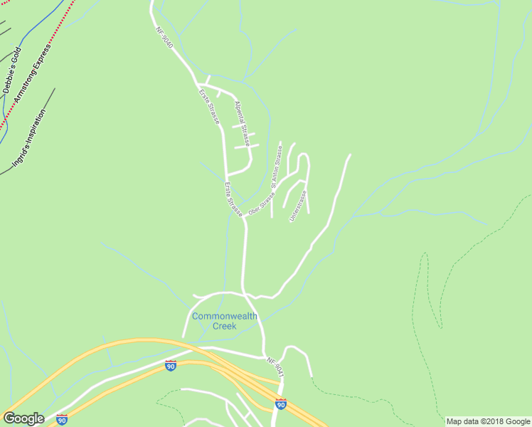 map of restaurants, bars, coffee shops, grocery stores, and more near 5 Saint Anton Strasse in Snoqualmie Pass