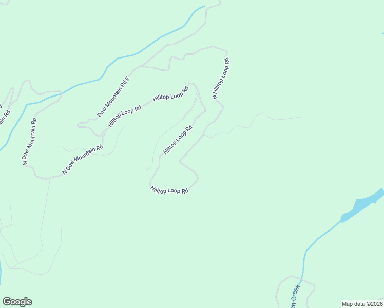 map of restaurants, bars, coffee shops, grocery stores, and more near Hilltop Loop Road in Hoodsport