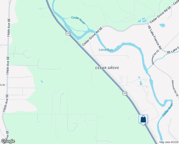 map of restaurants, bars, coffee shops, grocery stores, and more near 18467 Renton-Maple Valley Road in Maple Valley