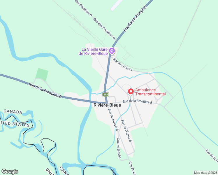 map of restaurants, bars, coffee shops, grocery stores, and more near Rue Saint-Joseph Nord in Bas-Saint-Laurent