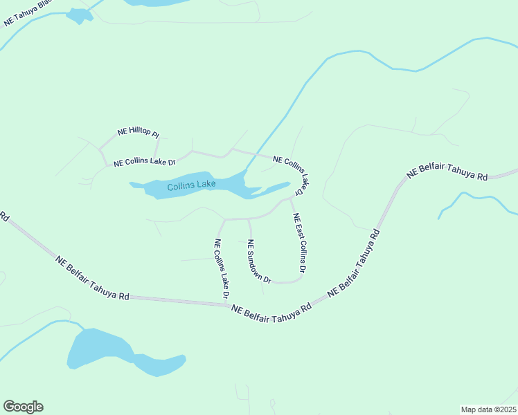 map of restaurants, bars, coffee shops, grocery stores, and more near 431 Northeast Collins Lake Drive in Tahuya