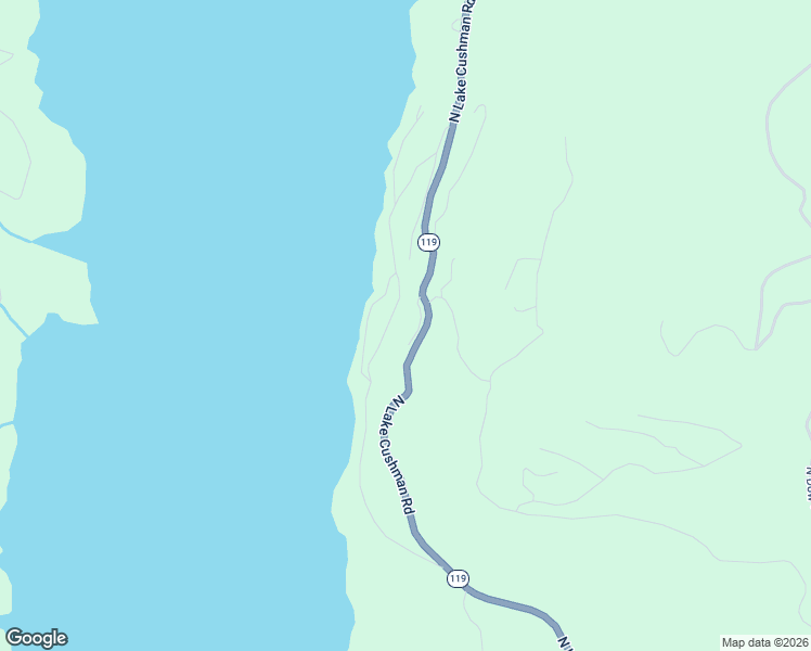 map of restaurants, bars, coffee shops, grocery stores, and more near 100 Rim View Place in Hoodsport