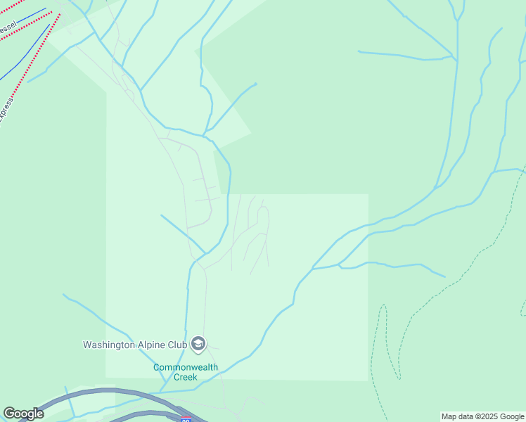 map of restaurants, bars, coffee shops, grocery stores, and more near 33 Ober Strasse in Snoqualmie Pass