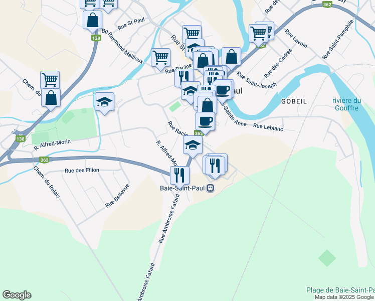 BaieSaintPaul QC Walk Score