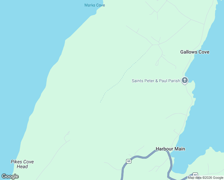 map of restaurants, bars, coffee shops, grocery stores, and more near Unnamed Road in Harbour Main