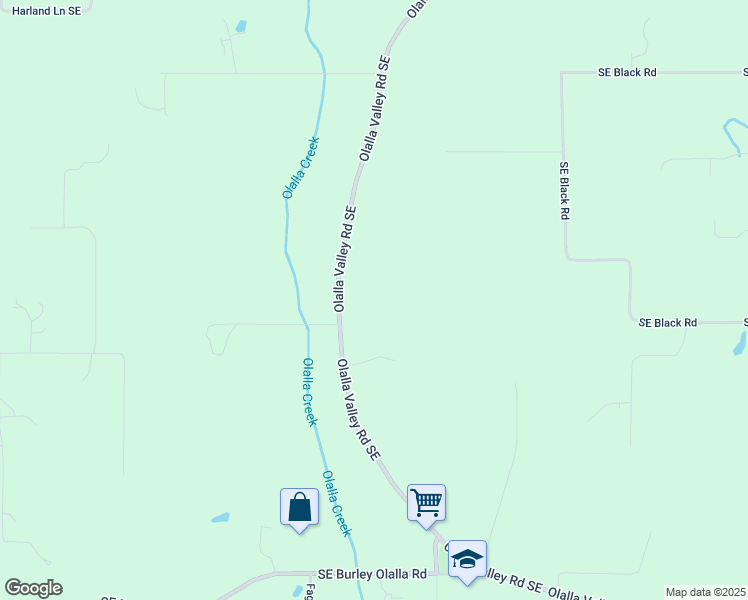 map of restaurants, bars, coffee shops, grocery stores, and more near 12131 Olalla Valley Road Southeast in Olalla