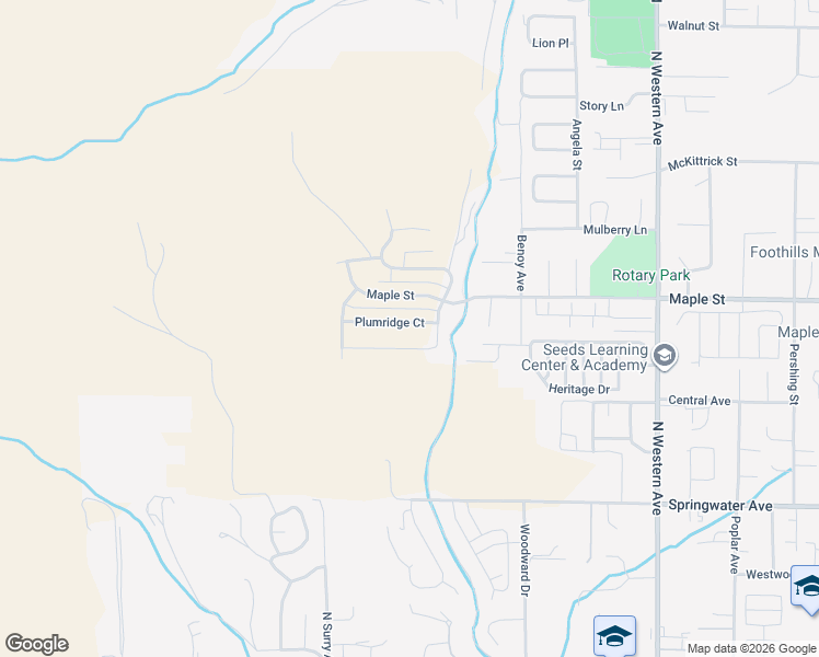 map of restaurants, bars, coffee shops, grocery stores, and more near 2013 Maple Street in Wenatchee