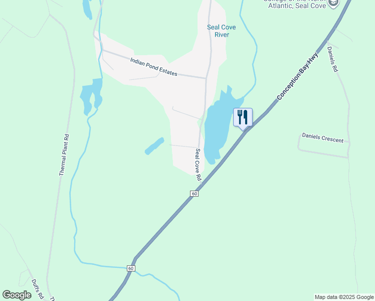 map of restaurants, bars, coffee shops, grocery stores, and more near 7 Kingsway Drive in Conception Bay South