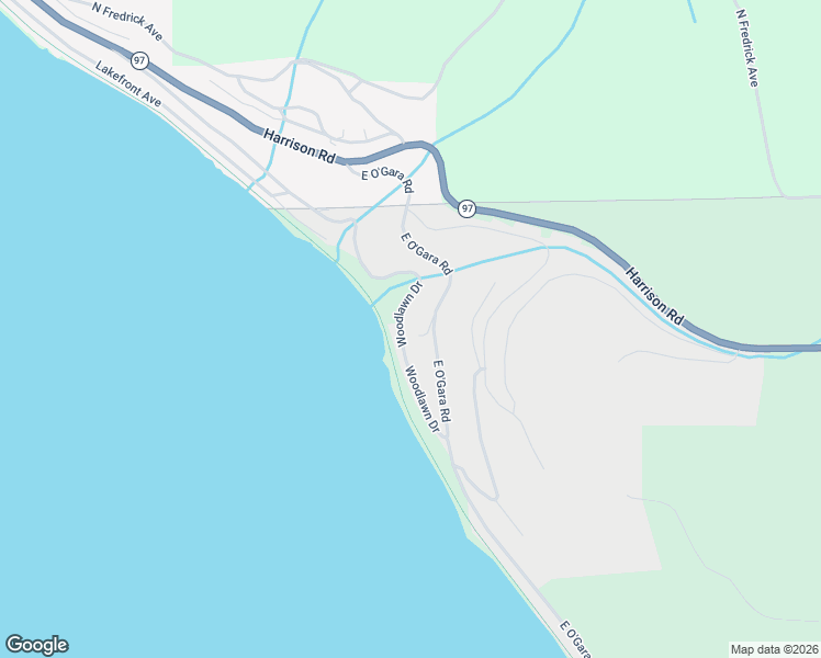 map of restaurants, bars, coffee shops, grocery stores, and more near 2102 East O'Gara Road in Coeur d'Alene