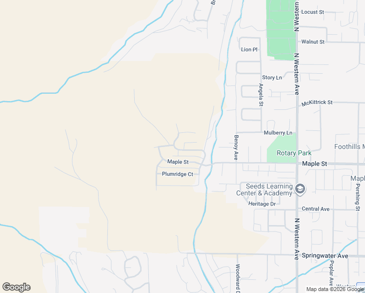 map of restaurants, bars, coffee shops, grocery stores, and more near 2024 Maple St in Wenatchee