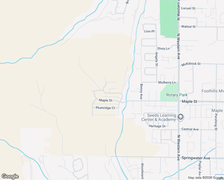 map of restaurants, bars, coffee shops, grocery stores, and more near 2026 Maple Street in Wenatchee