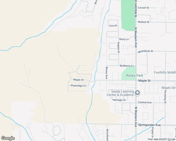 map of restaurants, bars, coffee shops, grocery stores, and more near 2026 Maple Street in Wenatchee