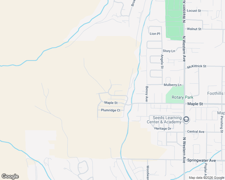 map of restaurants, bars, coffee shops, grocery stores, and more near 2024 Maple St in Wenatchee