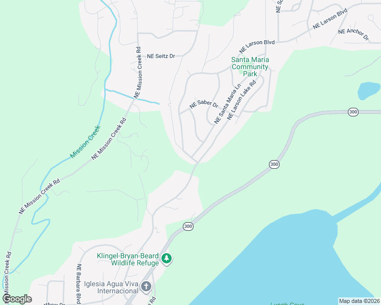 map of restaurants, bars, coffee shops, grocery stores, and more near 510 Northeast Santa Maria Lane in Belfair