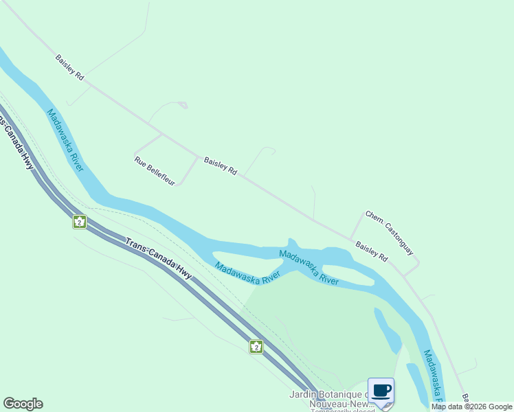 map of restaurants, bars, coffee shops, grocery stores, and more near 782 Baisley Road in Madawaska County