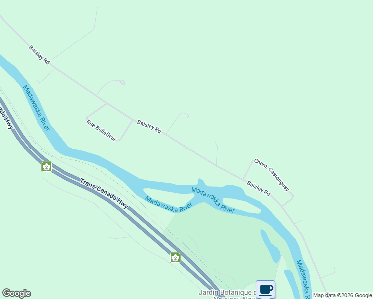 map of restaurants, bars, coffee shops, grocery stores, and more near 782 Baisley Road in Edmundston
