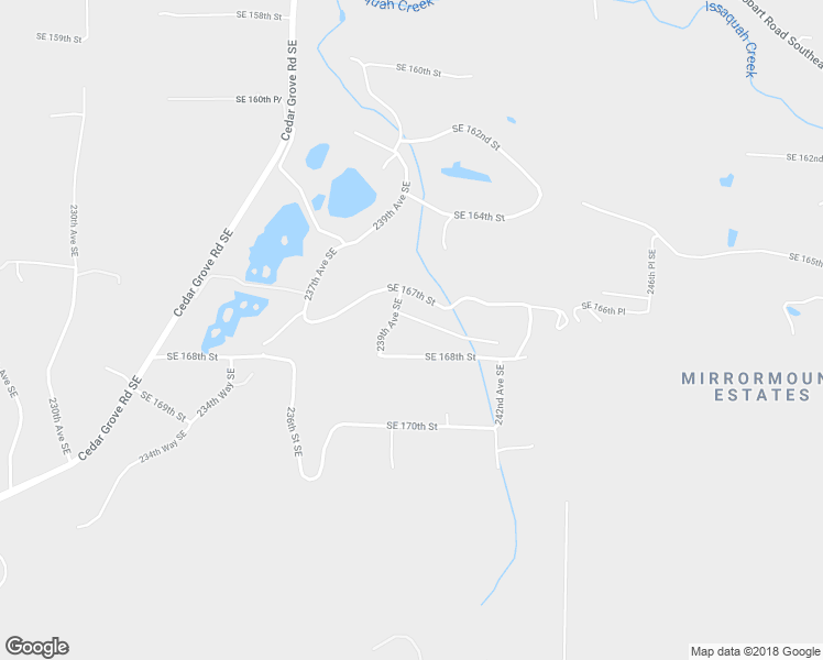 map of restaurants, bars, coffee shops, grocery stores, and more near 23908 Southeast 168th Street in Issaquah