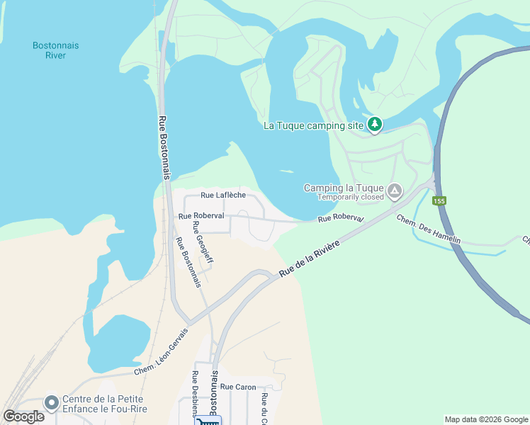 map of restaurants, bars, coffee shops, grocery stores, and more near 67 Rue Laflèche in La Tuque