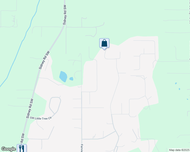 map of restaurants, bars, coffee shops, grocery stores, and more near 225 Southwest Verona Court in Port Orchard