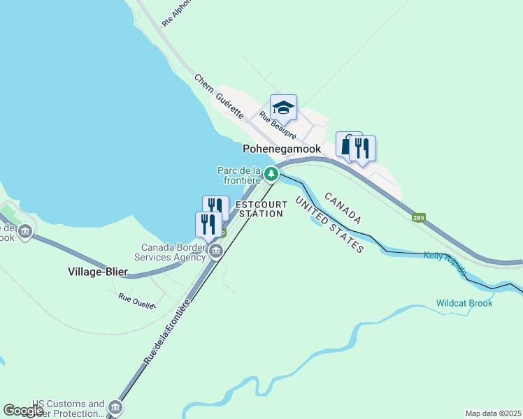 map of restaurants, bars, coffee shops, grocery stores, and more near in Aroostook County