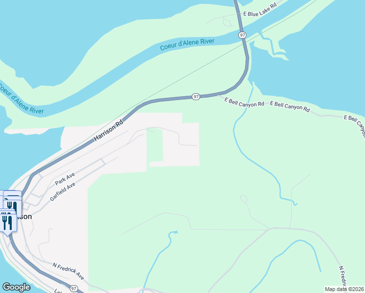 map of restaurants, bars, coffee shops, grocery stores, and more near 1953 East Park Avenue in Harrison