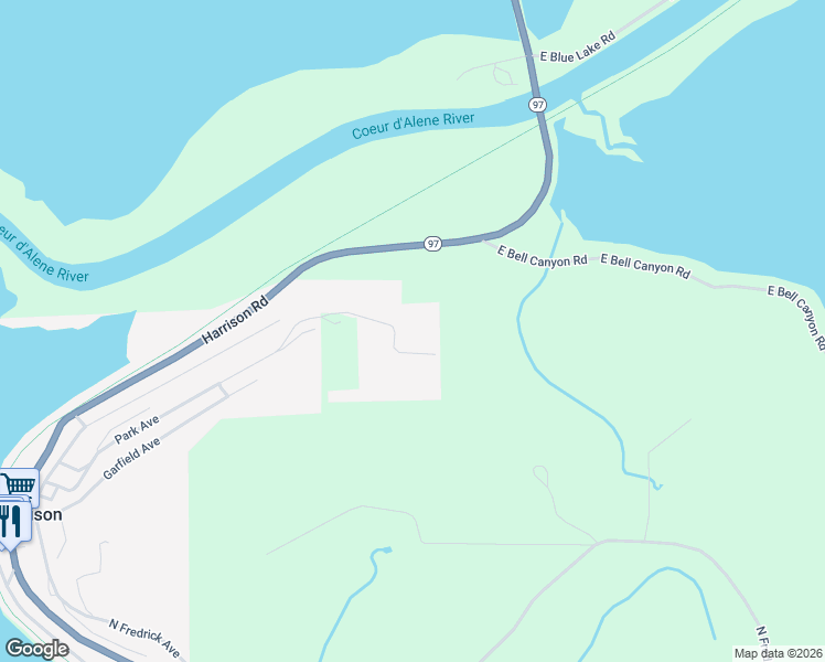 map of restaurants, bars, coffee shops, grocery stores, and more near 1953 East Park Avenue in Harrison
