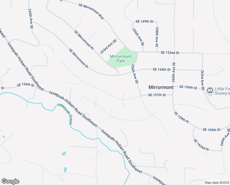 map of restaurants, bars, coffee shops, grocery stores, and more near 25326 Southeast Mirrormont Boulevard in Issaquah