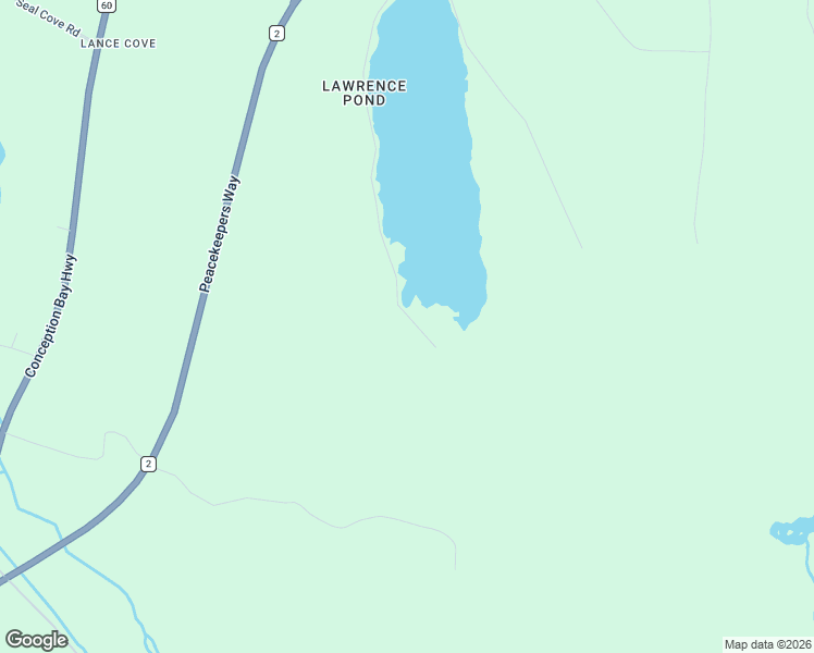 map of restaurants, bars, coffee shops, grocery stores, and more near 122 Lawrence Pond Road West in Conception Bay South