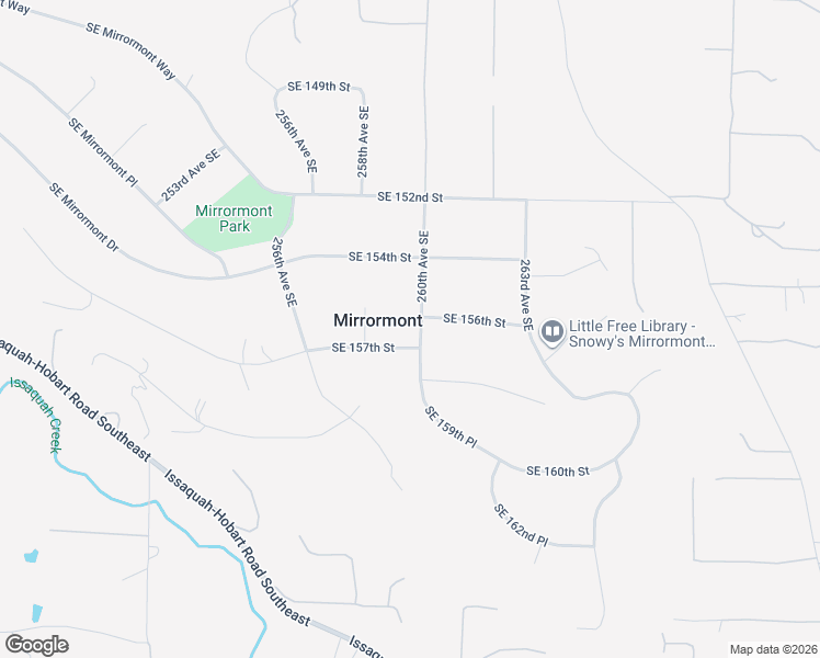 map of restaurants, bars, coffee shops, grocery stores, and more near 25831 Southeast 157th Street in Issaquah