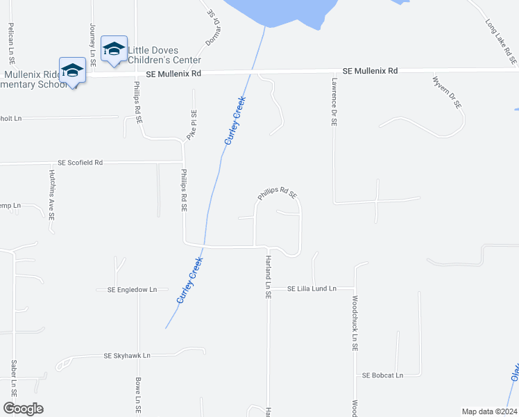 map of restaurants, bars, coffee shops, grocery stores, and more near 9711 Phillips Road Southeast in Port Orchard