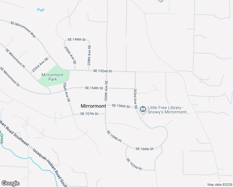 map of restaurants, bars, coffee shops, grocery stores, and more near 26044 Southeast 156th Street in Issaquah