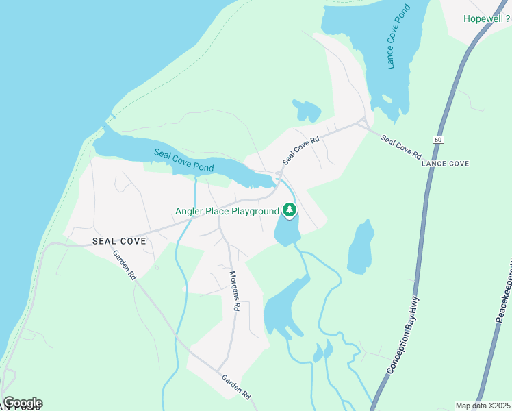 map of restaurants, bars, coffee shops, grocery stores, and more near 129 Seal Cove Road in Conception Bay South