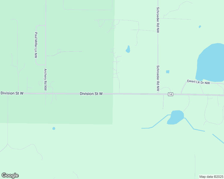 map of restaurants, bars, coffee shops, grocery stores, and more near 5629 Division Street West in Bemidji