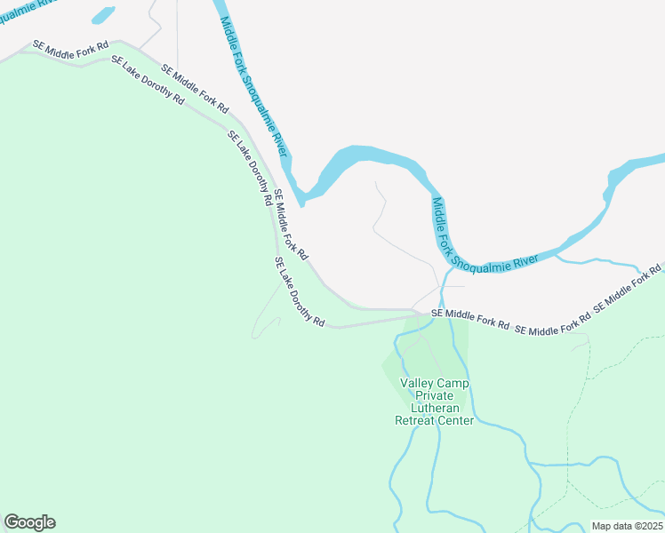 map of restaurants, bars, coffee shops, grocery stores, and more near 49206 Southeast Middle Fork Road in North Bend