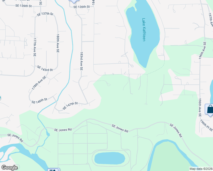 map of restaurants, bars, coffee shops, grocery stores, and more near 18530 Southeast 145th Street in Renton