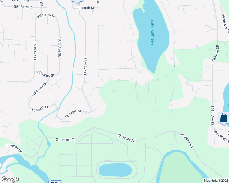 map of restaurants, bars, coffee shops, grocery stores, and more near 18530 Southeast 145th Street in Renton