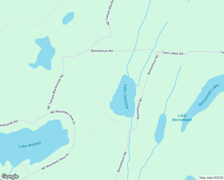 map of restaurants, bars, coffee shops, grocery stores, and more near 390 Northeast Lake Christine Road in Tahuya