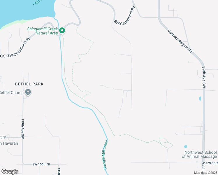 map of restaurants, bars, coffee shops, grocery stores, and more near 14725 108 Lane Southwest in Vashon